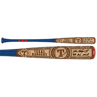 Ivan Rodriguez Texas Rangers Autographed Pillbox Bat Company Mural Series Bat with "99 AL MVP" Inscription