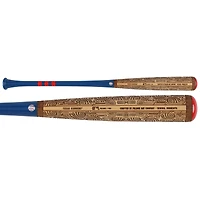 Ivan Rodriguez Texas Rangers Autographed Pillbox Bat Company Mural Series Bat with "99 AL MVP" Inscription