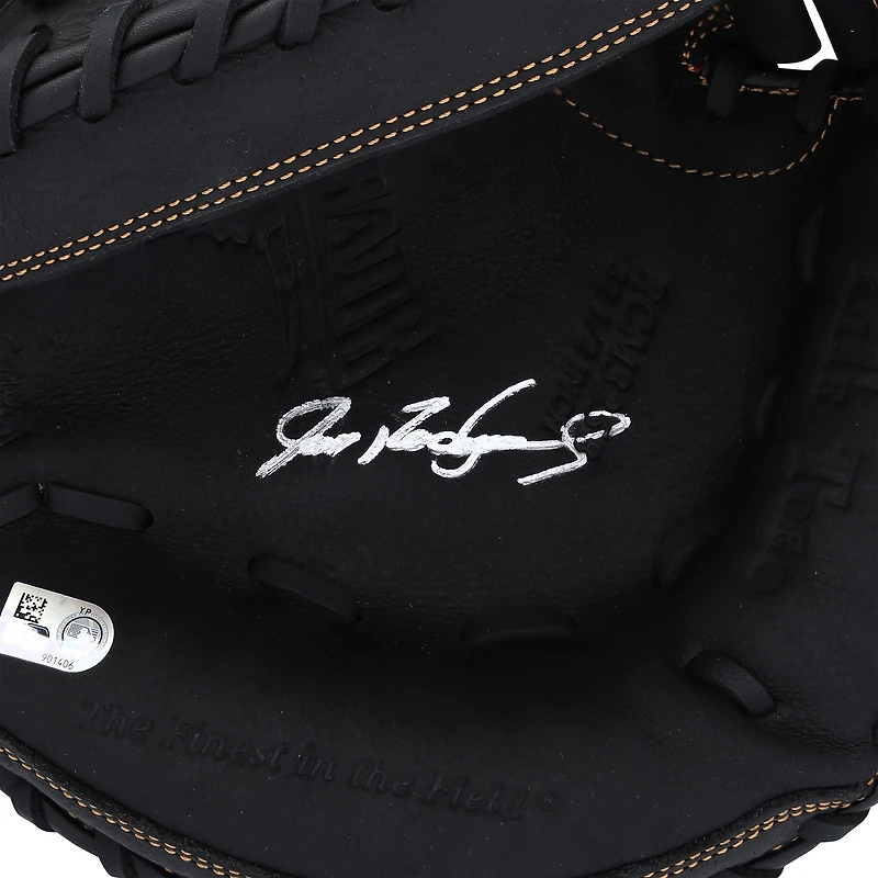 V106832 Ranger Ivan Rodriguez Texas Rangers Gant de receveur réplique autographié Ivan Rodriguez AUT GLOVE 46175 AUTEQPBSB GLOVRO0014