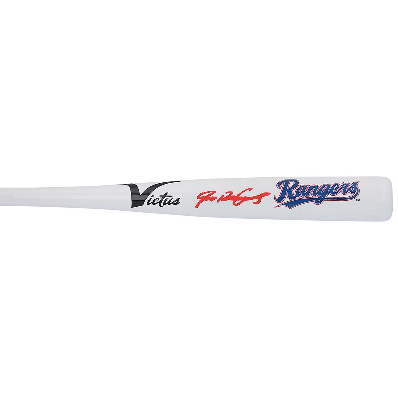 Ivan Rodriguez Texas Rangers Autographed Victus Team ID Mini Bat