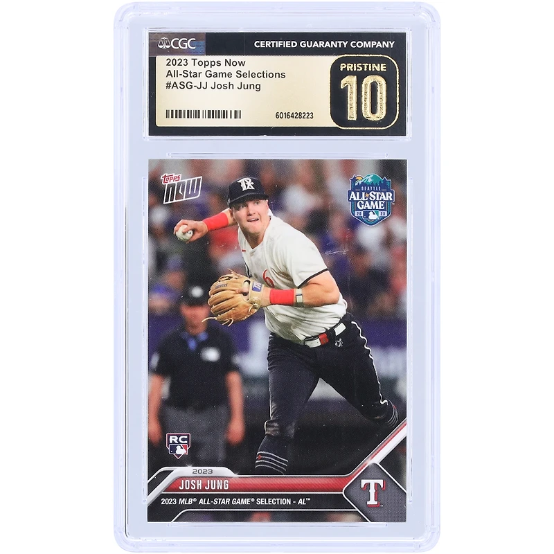 V106832 Ranger Josh Jung Texas Rangers 2023 Topps Now 2023 MLB All-Star Game Selection - AL #ASG-JJ CGC Authentifié Pristine 10 Rookie Card Josh Jung UNS TPP TRADING CARDS 45664 COLTRC CC01BB1535 #75