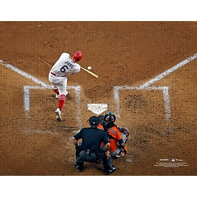 Josh Jung Texas Rangers Unsigned Overhead Swing Photograph