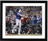 Josh Sborz Texas Rangers Autographed 2023 World Series Champions 16" x 20" Final Out Photograph with "Final Out" Inscription