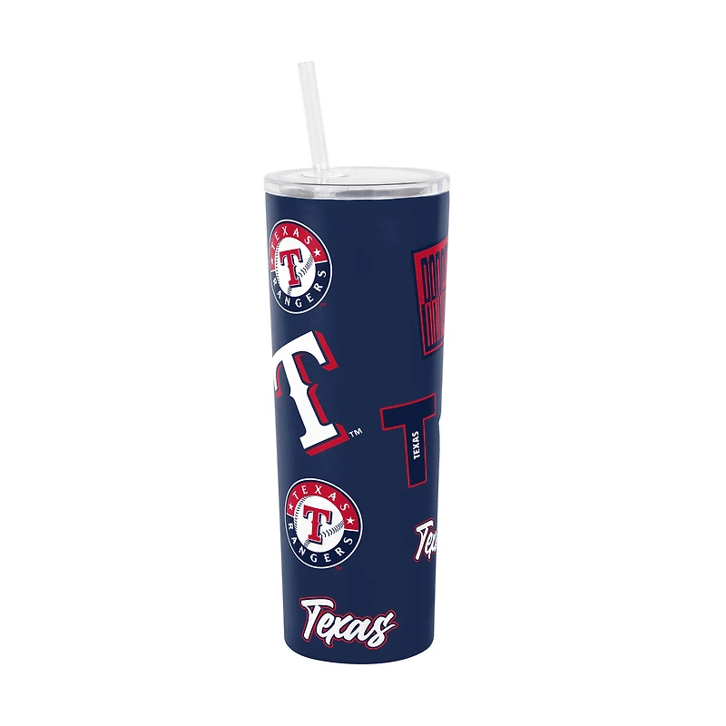 Gobelet isotherme à paille Dreamweave 30 oz Logo Brands Texas Rangers