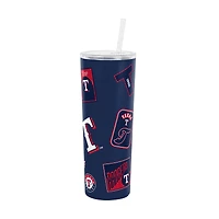 Gobelet isotherme à paille Dreamweave 30 oz Logo Brands Texas Rangers