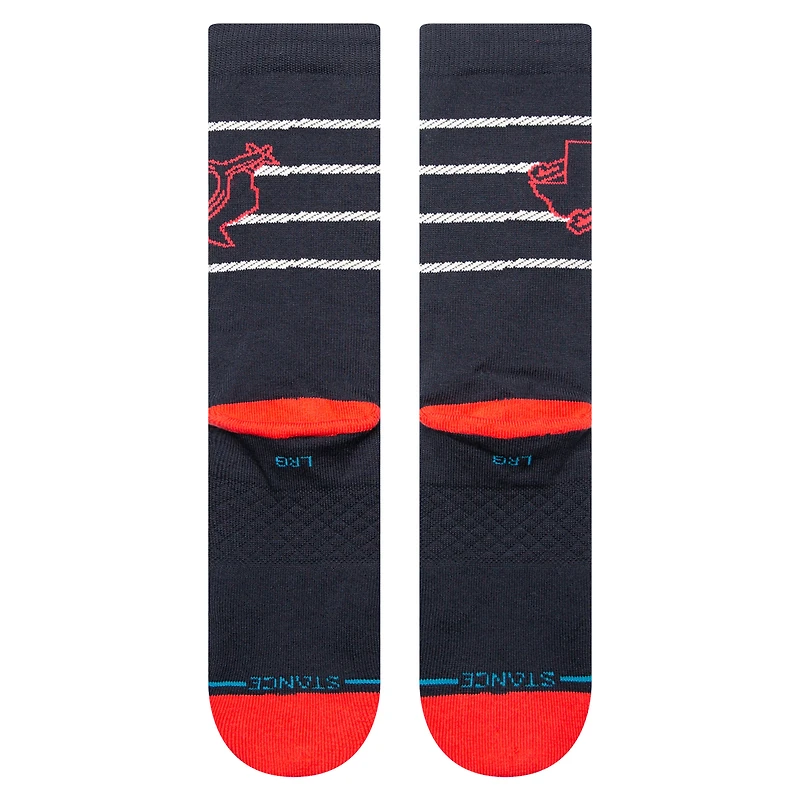 Male Stance Navy Texas Rangers 2023 MLB City Connect Crew Socks