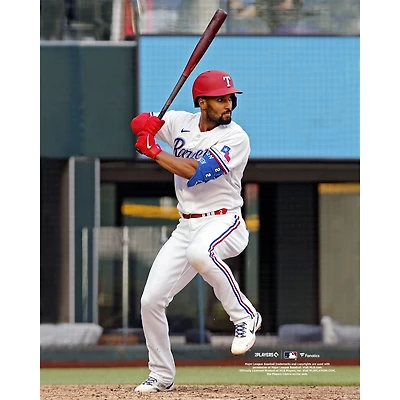 Marcus Semien Texas Rangers Unsigned Preparing to Bat Photograph