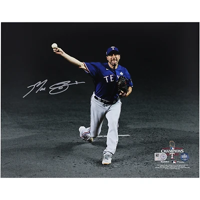 Photographie dédicacée de Max Scherzer, champion de la Série mondiale 2023 des Texas Rangers, 11" x 14"