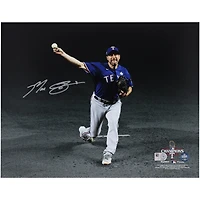 Photographie dédicacée de Max Scherzer, champion de la Série mondiale 2023 des Texas Rangers, 11" x 14"