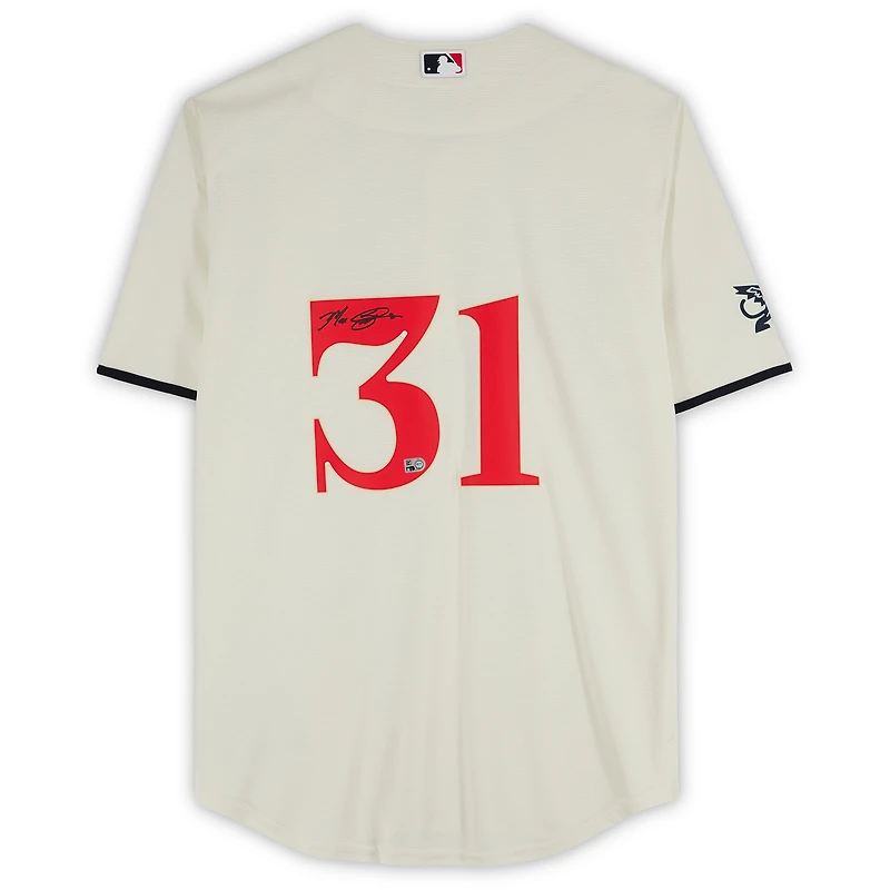 Max Scherzer Texas Rangers Autographed Nike City Connect Replica Jersey