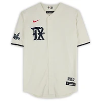 Max Scherzer Texas Rangers Autographed Nike City Connect Replica Jersey