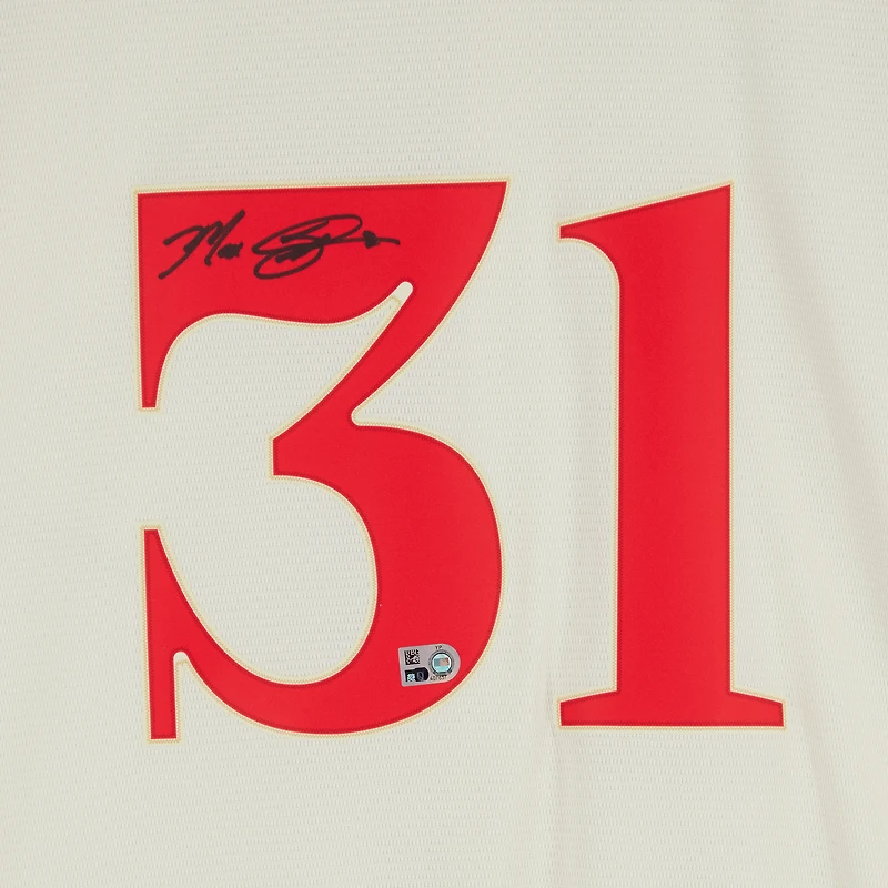 Max Scherzer Texas Rangers Autographed Nike City Connect Replica Jersey