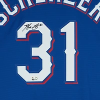 Max Scherzer Texas Rangers Autographed Royal Blue Nike Replica Jersey