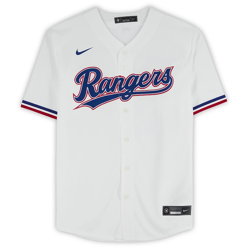 Max Scherzer Texas Rangers Autographed White Nike Replica Jersey