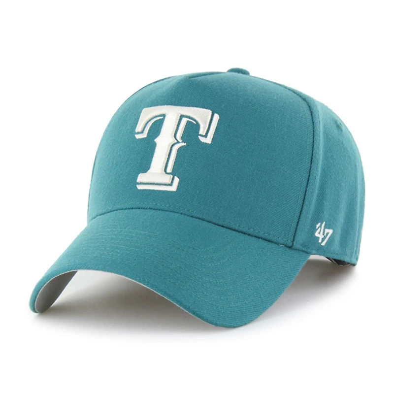 Men's '47  Teal Texas Rangers Ballpark Offside Adjustable Hat