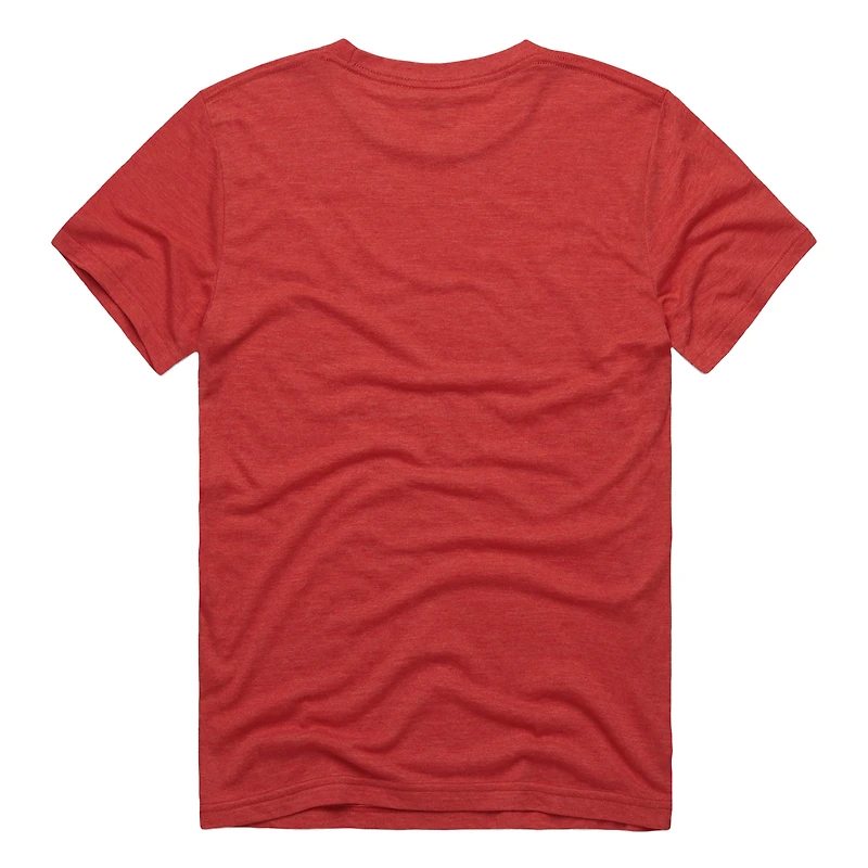 Men's Homage Red Texas Rangers Hyper Local Tri-Blend T-Shirt