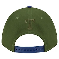 Casquette ajustable City Feature 9FORTY A-Frame Texas Rangers vert foncé New Era pour homme