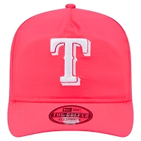 Casquette ajustable de golfeur de tous les jours rose Texas Rangers de New Era pour homme
