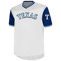 Men's Profile Corey Seager White Texas Rangers Big & Tall Name Number Birdeye V-Neck T-Shirt