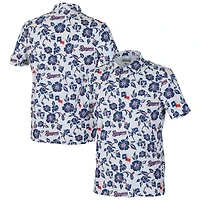 Men's Reyn Spooner  White Texas Rangers Pua Performance Polo