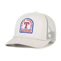 Casquette de camionneur ajustable « Gravestone » crème Texas Rangers '47 pour homme