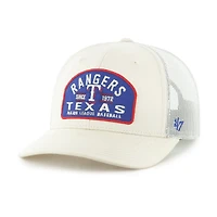 Men's '47  Cream Texas Rangers Leland Adjustable Trucker Hat