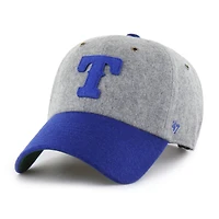 Casquette ajustable en laine Golden Age 47 des Texas Rangers, gris/bleu roi, pour homme