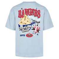 Men's '47 Light Blue Texas Rangers Ice Cream Parlor Foundation T-Shirt