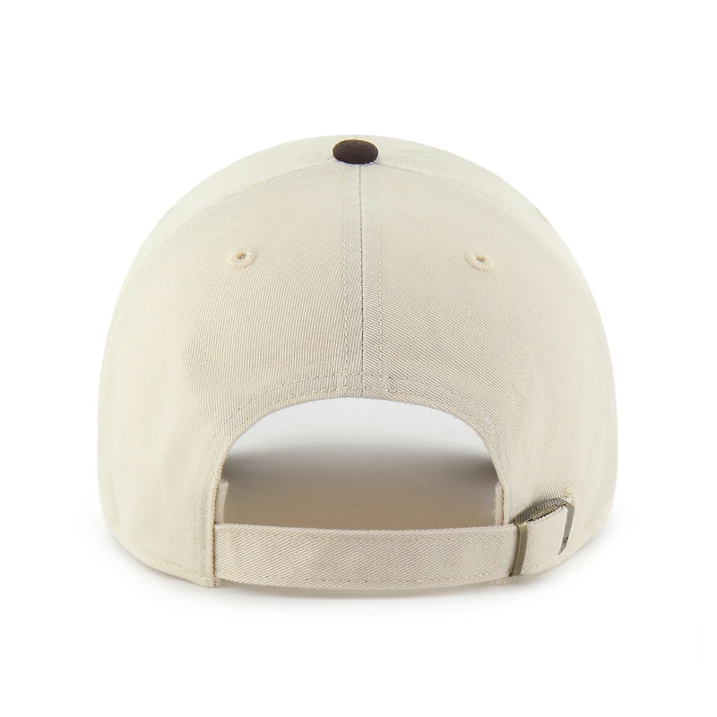 Men's '47  Natural/Brown Texas Rangers Two-Tone Fashion Clean Up Adjustable Hat
