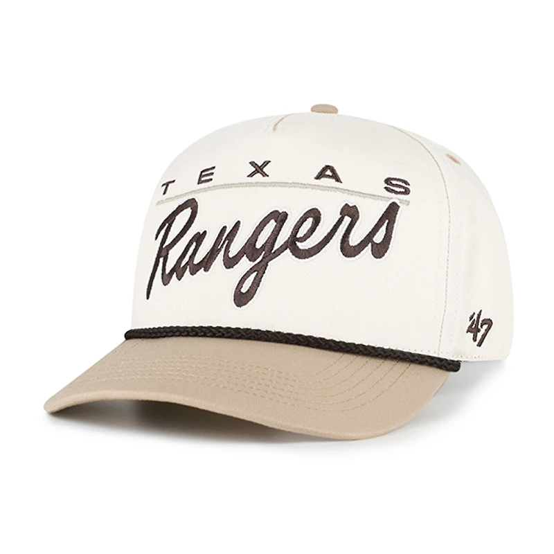 Men's '47  Natural/Tan Texas Rangers Neutral Terrain Hitch Rope Adjustable Hat