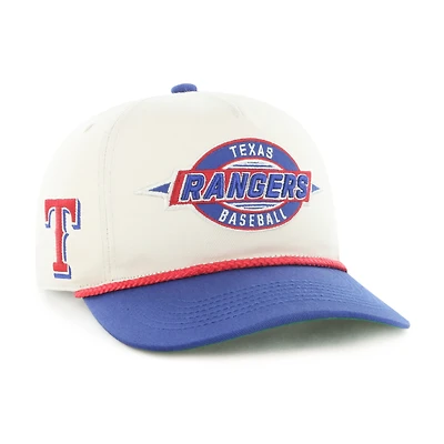 Men's '47  Natural Texas Rangers Frame Out Hitch Adjustable Hat