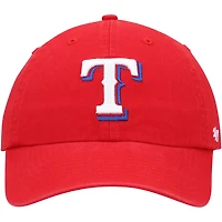Casquette réglable '47 Red Texas Rangers Alternate Clean Up pour homme