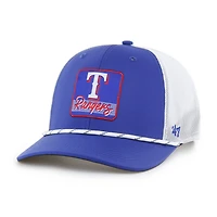 Casquette de camionneur ajustable Texas Rangers '47 Royal/White pour homme
