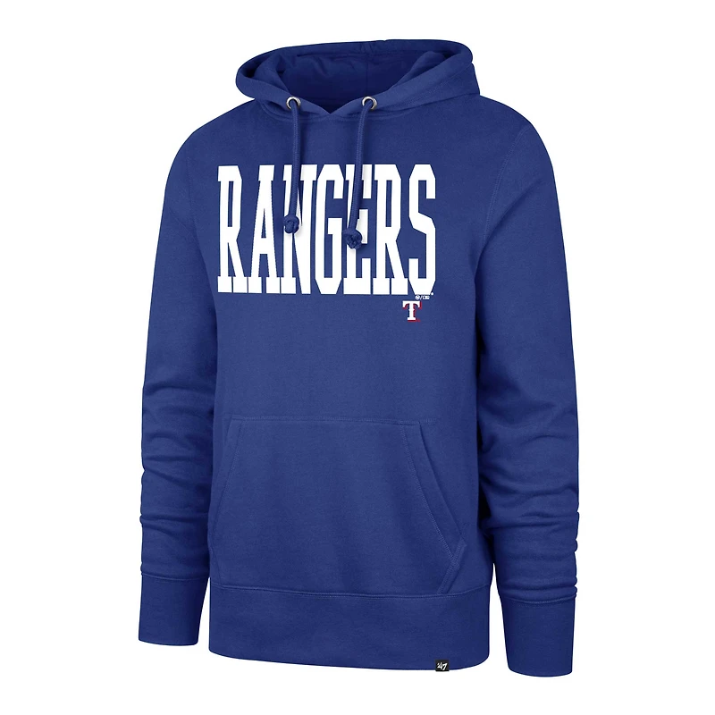 Sweat à capuche Dime Headline '47 Royal Texas Rangers pour hommes