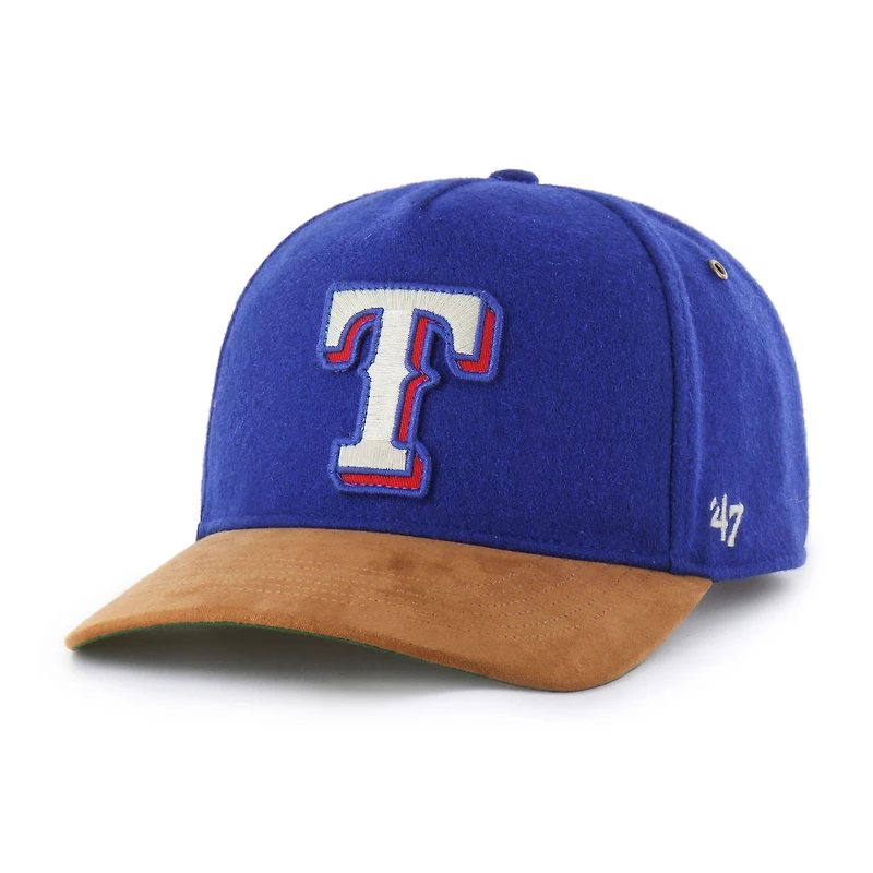 Men's '47  Royal Texas Rangers Gold Age Hitch Adjustable Hat