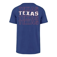 T-shirt '47 Royal Texas Rangers Hang Back Franklin pour hommes