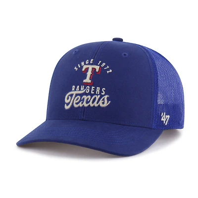 Men's '47 Royal Texas Rangers Pitstop Trucker Adjustable Hat