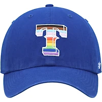 Men's '47  Royal Texas Rangers Team Pride Clean Up Adjustable Hat