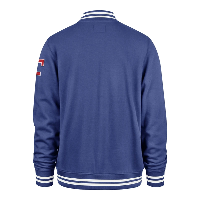 Men's '47 Royal Texas Rangers Wax Pack Pro Camden Full-Zip Track Jacket