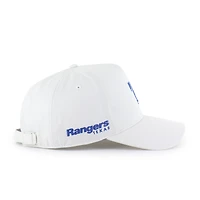 Casquette ajustable Texas Rangers Foundational Pinch Offside pour homme, modèle blanc 1947