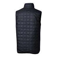 Gilet matelassé isolant entièrement zippé Rainier PrimaLoft® Eco pour homme, bleu marine, des Texas Rangers, de grande taille