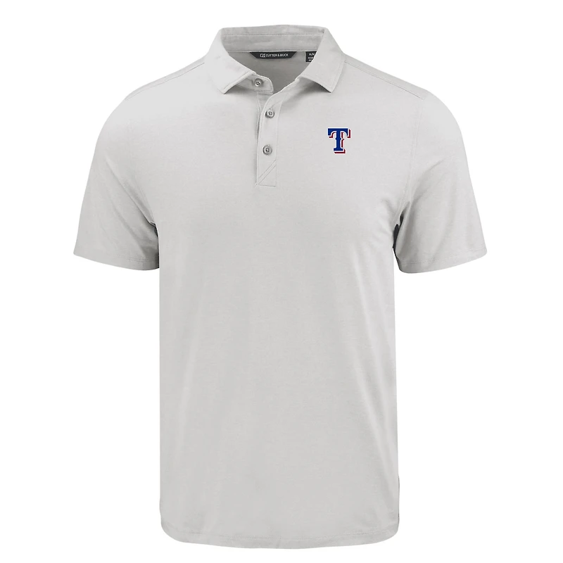 Polo recyclé Coastline Epic Comfort pour homme, blanc, Cutter & Buck, Texas Rangers