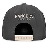 Casquette ajustable Fanatics pour homme, charbon de bois, Texas Rangers Closer
