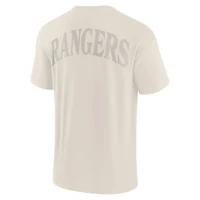 Men's Fanatics Cream Texas Rangers Elements Iconic T-Shirt