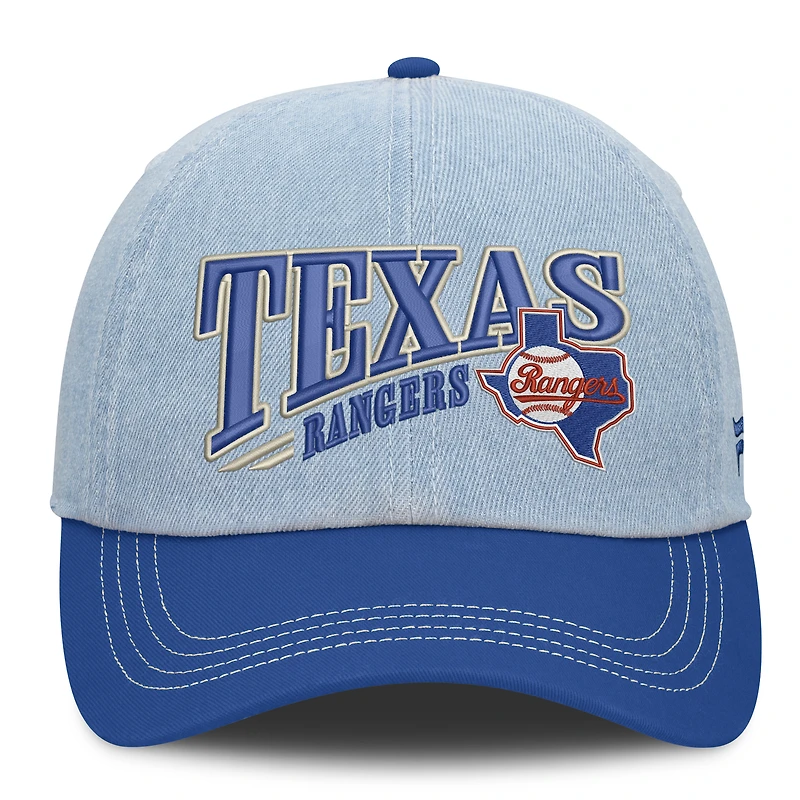 Men's Fanatics Denim Texas Rangers Retire Adjustable Hat
