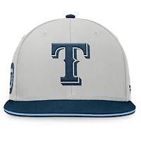 Men's Fanatics Gray Texas Rangers Knuckleball Snapback Hat