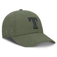 Casquette ajustable Fanatics Olive Texas Rangers Pine Rider pour homme
