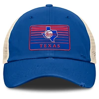 Men's Fanatics  Royal/Natural Texas Rangers Cooperstown Collection Eastbound Mesh Adjustable Hat