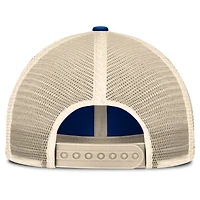 Casquette ajustable en maille Eastbound pour homme Fanatics Royal/Natural Texas Rangers Cooperstown Collection