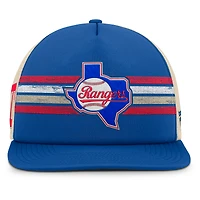 Casquette snapback Powers Fanatics Royal/Natural Texas Rangers pour homme, collection Cooperstown